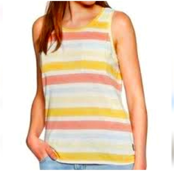 Patagonia Womens Striped Cotton Tank Top Size Small - Picture 1 of 6